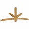 Ekena Millwork Alberta Rough Sawn Timber Gable Bracket, Western Red Cedar, 108"W x 36"H x 4"D x 4"F, 8/12 Pitch GBW108X36X0404ALB00RWR - alternate 3